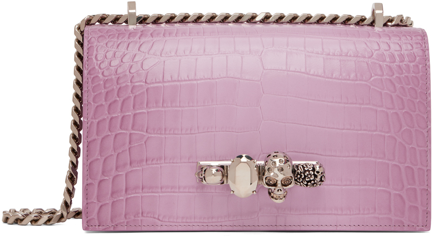 Alexander McQueen Pink Jewelled Bag