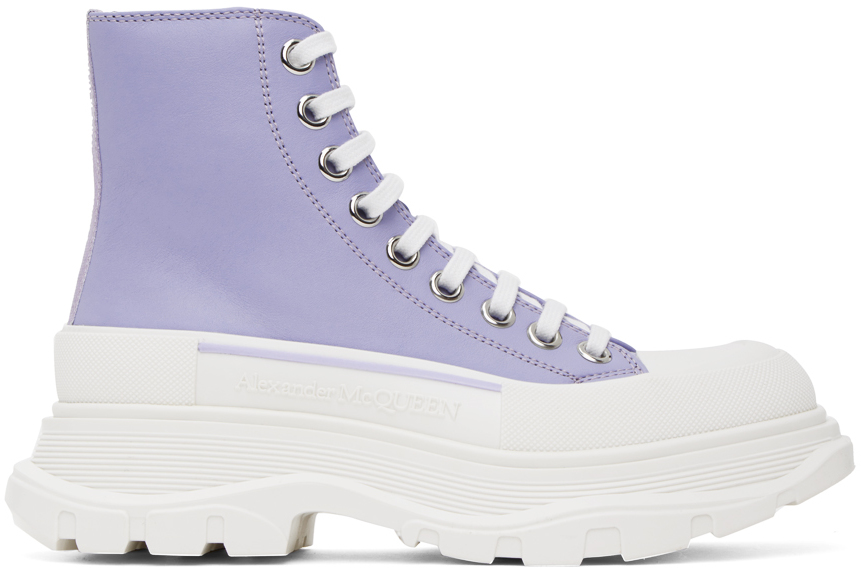 Purple Tread Slick Sneakers