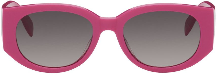 Alexander McQueen Pink Graffiti Sunglasses