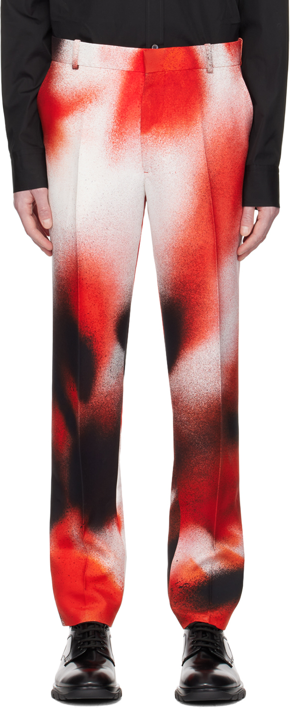 Red Spray Trousers