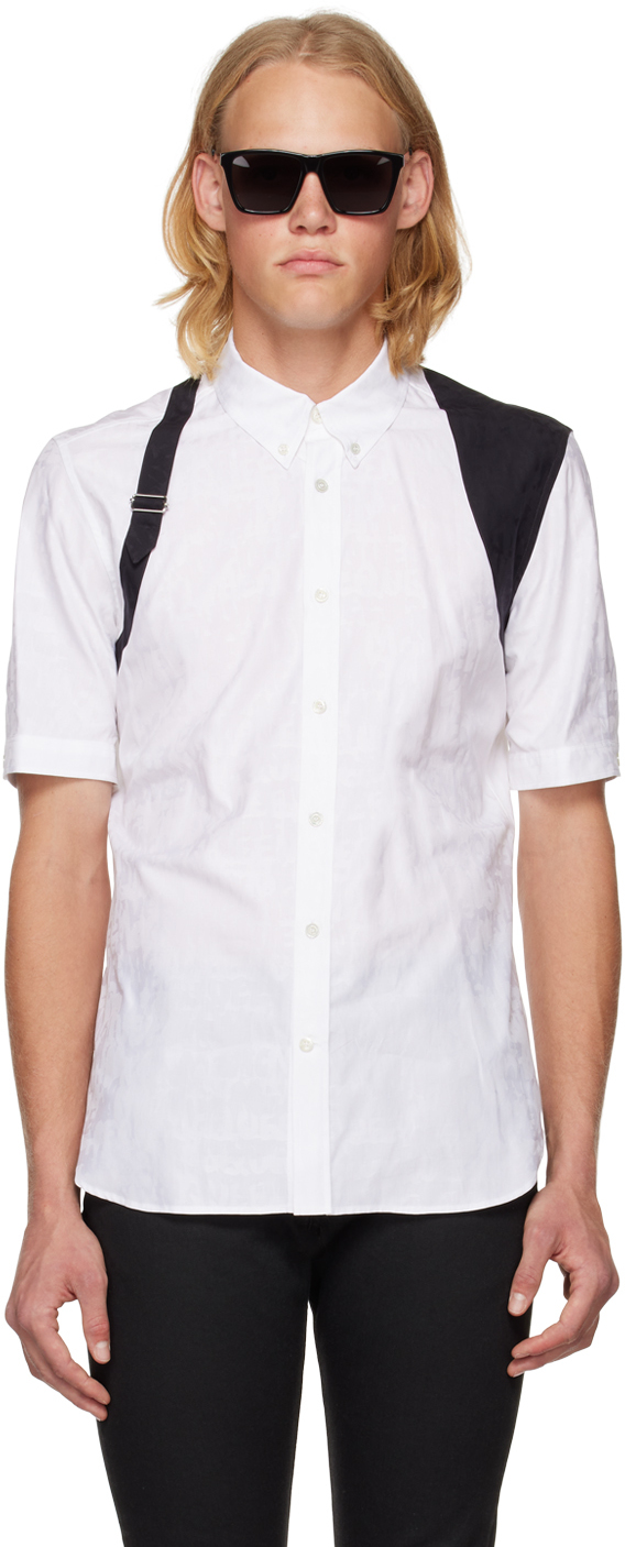 Alexander McQueen White Harness Shirt