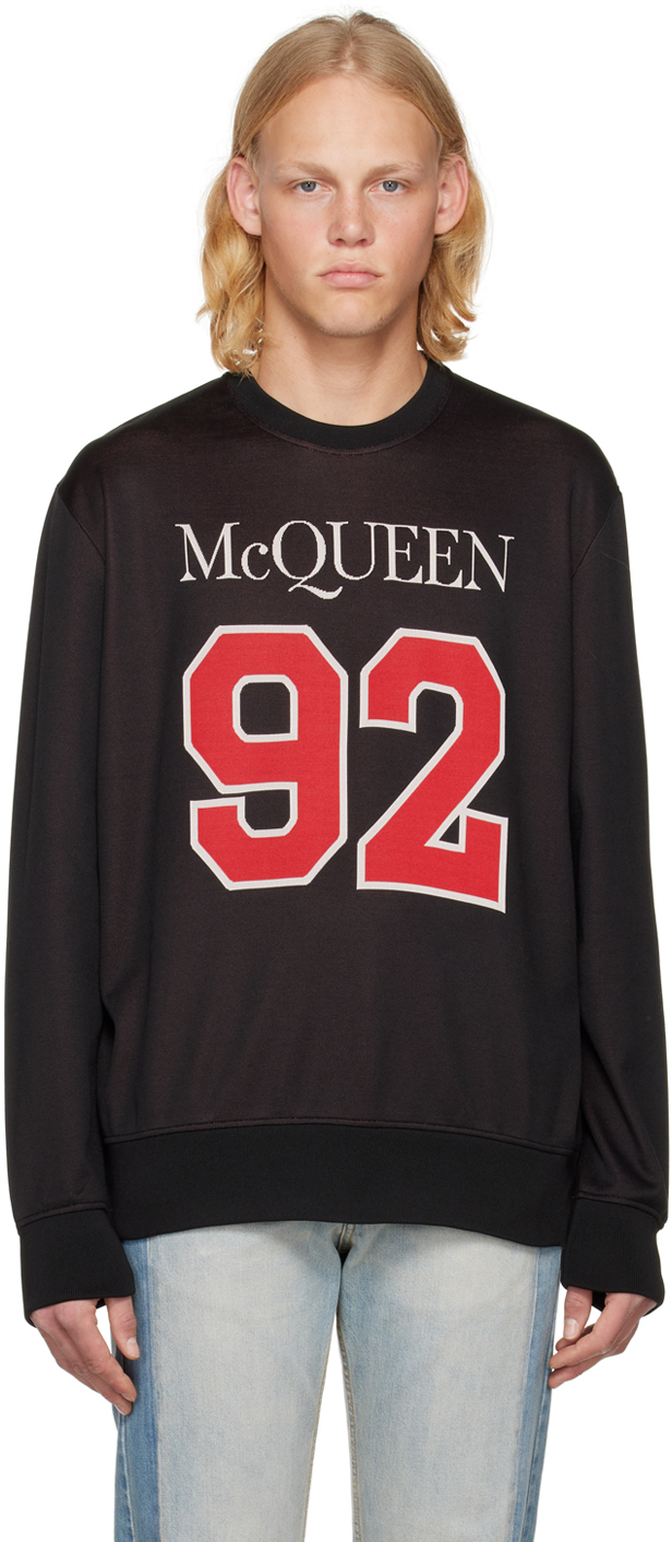 Alexander McQueen Black Sport Sweatshirt