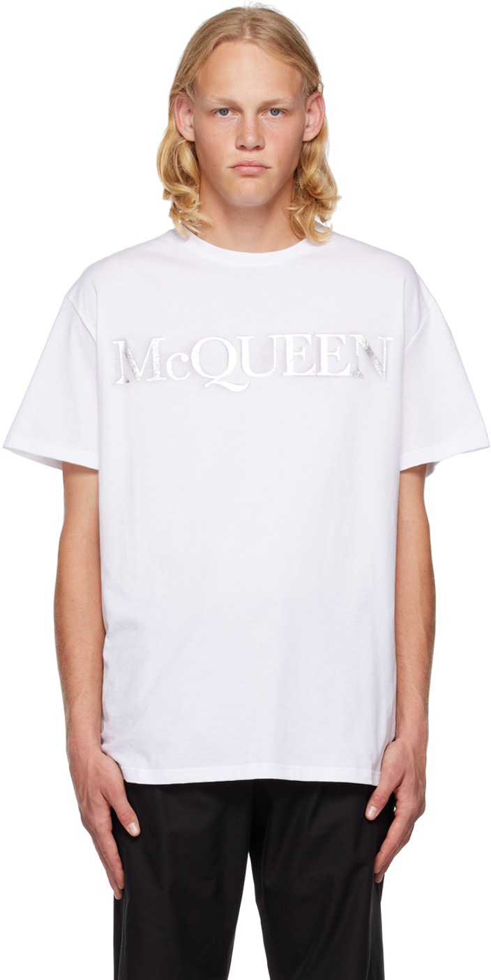 Alexander McQueen White Printed T-Shirt