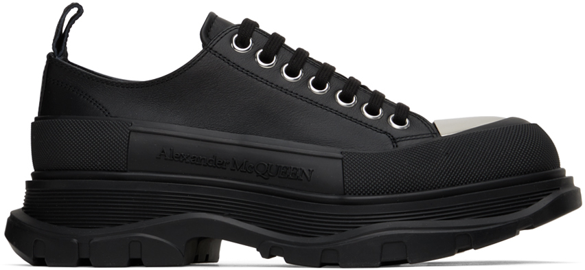 Alexander McQueen Black Boxer Dog Sneakers