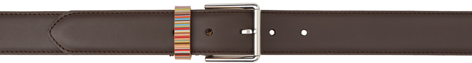 paul smith signature stripe belt