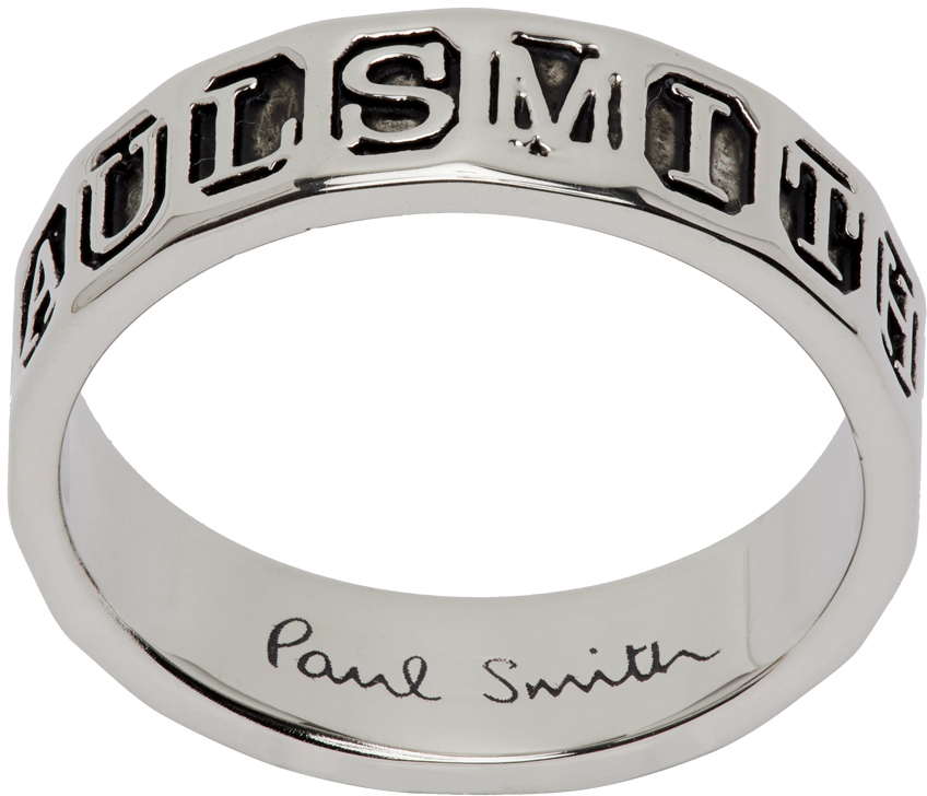 PAUL SMITH SILVER STAMP RING
