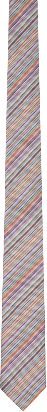 Paul Smith Men Tie New Stripe In Multicolor
