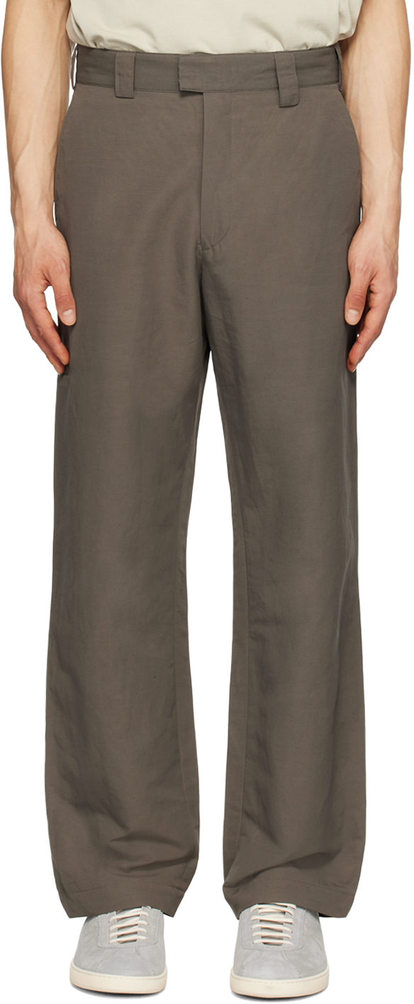 Taupe Four-Pocket Trousers