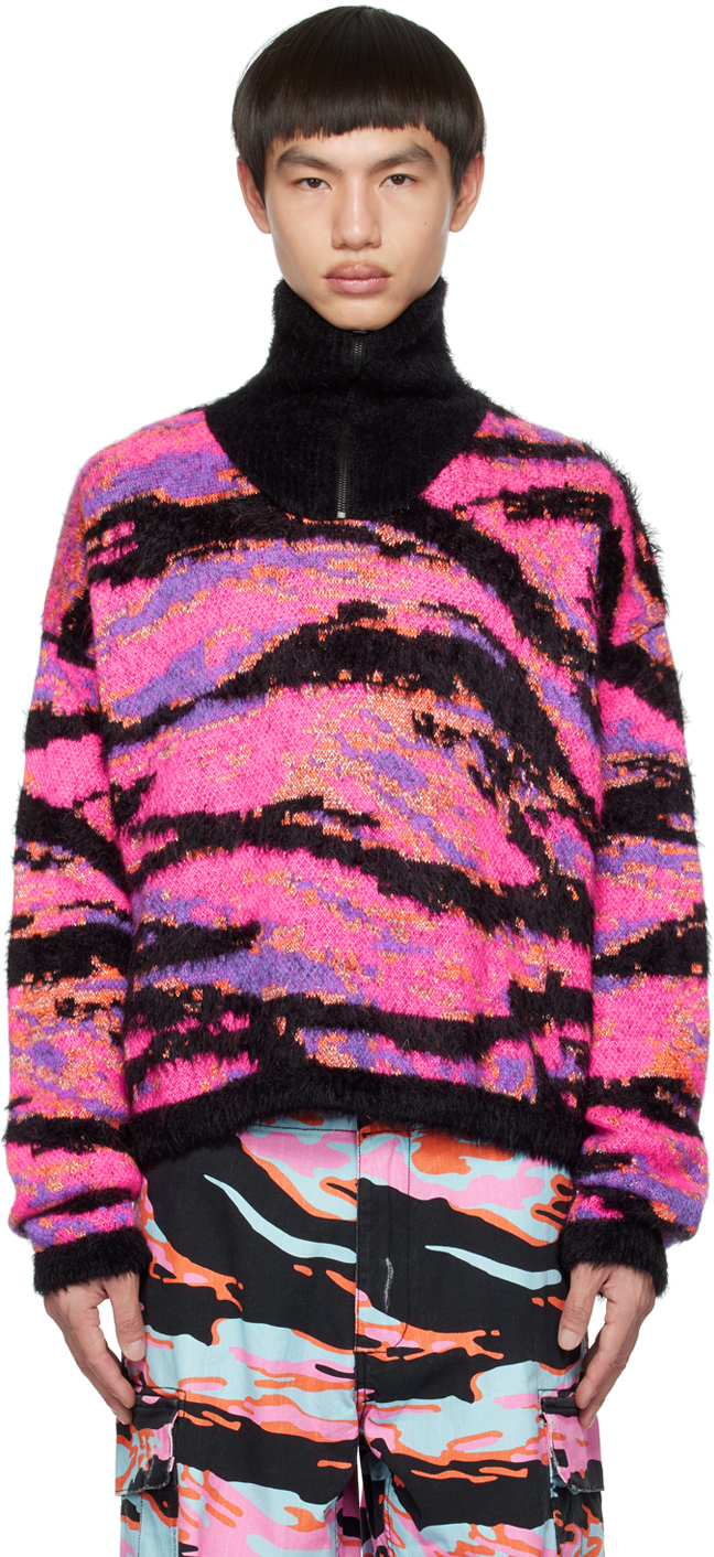 ERL PINK CAMO TURTLENECK