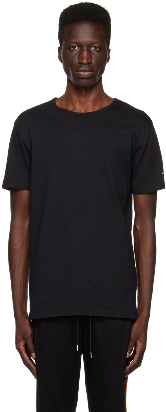 Paul Smith: Three-Pack Black Crewneck T-Shirts | SSENSE