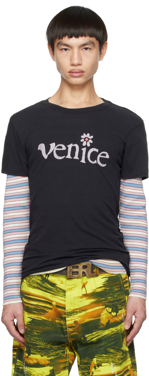 Black 'Venice' T-Shirt