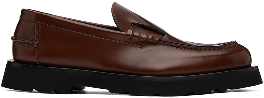 Paul Smith Brown Mayfield Loafers In 62 Browns