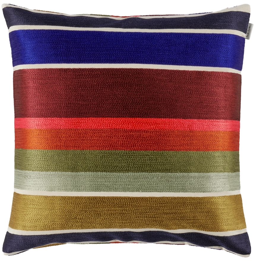 Paul Smith Multicolor Signature Stripe Cushion