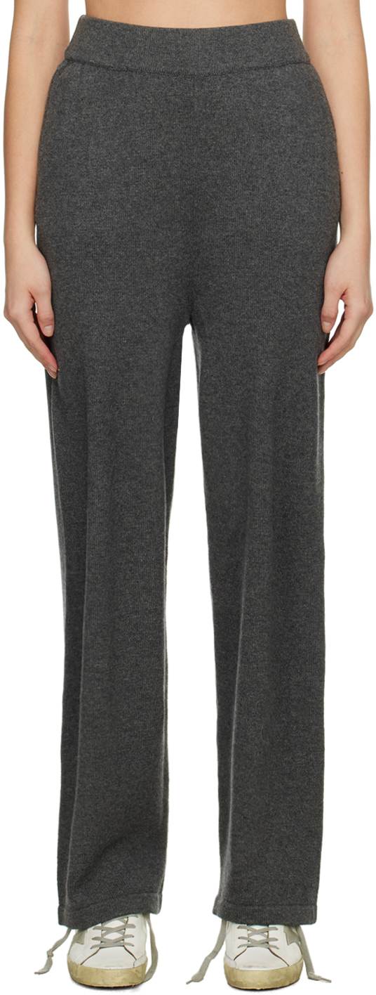 Golden Goose: Gray Patch Lounge Pants | SSENSE Canada