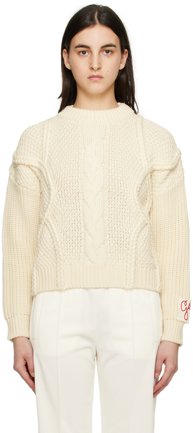 Golden Goose: Off-White Patch Sweater | SSENSE