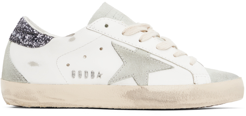 Golden Goose White Super-Star Sneakers