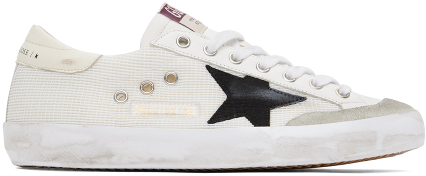 Golden Goose: White Super-Star Sneakers | SSENSE UK