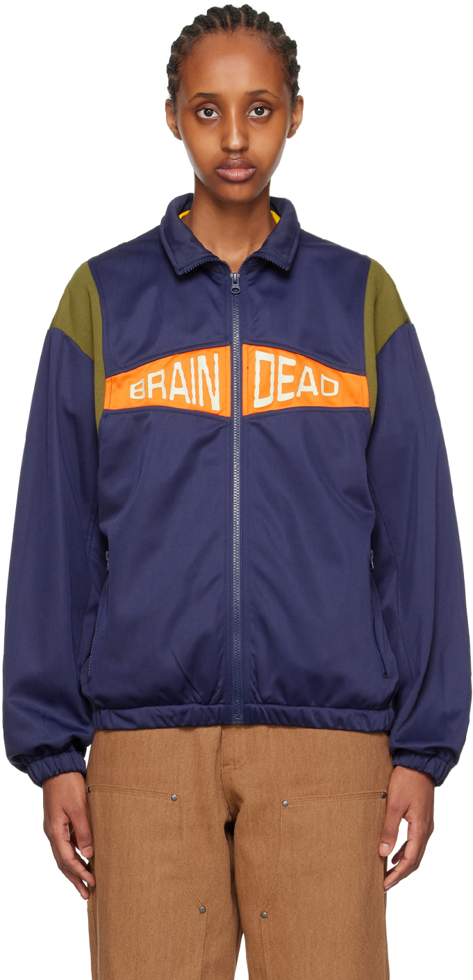 Brain Dead Navy Alonzo Track Jacket