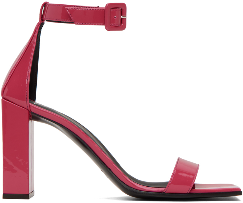 Giuseppe Zanotti: Pink Shangay Heeled Sandals | SSENSE Canada