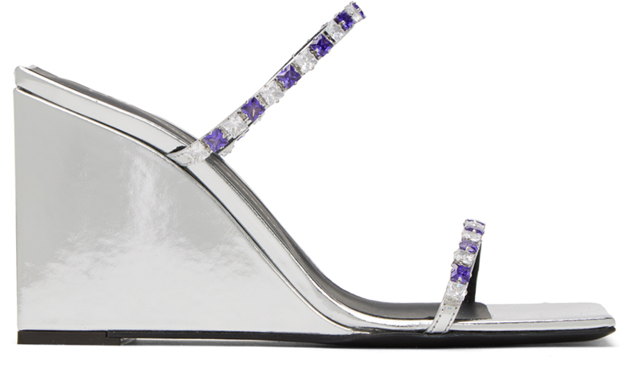 Silver Shangay Heeled Sandals