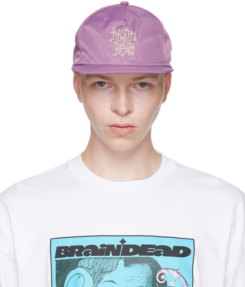 Brain Dead Purple Logo Cap