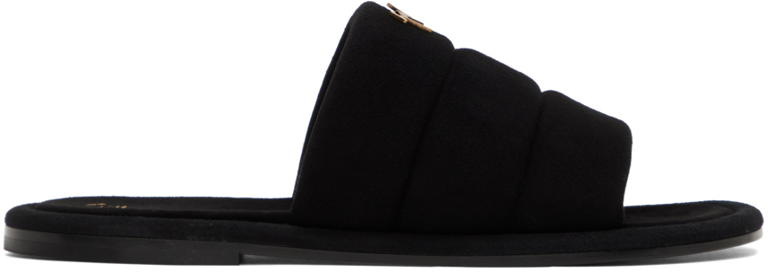 Giuseppe Zanotti Harmande leather slides - Black