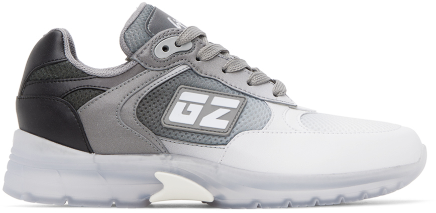 Shop Giuseppe Zanotti Black & White New Gz Sneakers In Multiblack