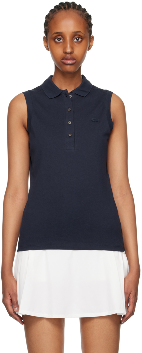 LACOSTE NAVY SLIM-FIT POLO