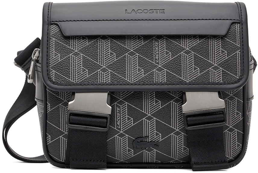 Lacoste Black 'The Blend Monogram' Bag