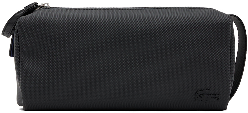 Lacoste Black Small Toiletry Bag