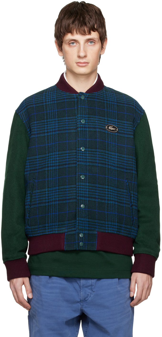 Lacoste Navy & Green Embroidered Jacket | Smart Closet