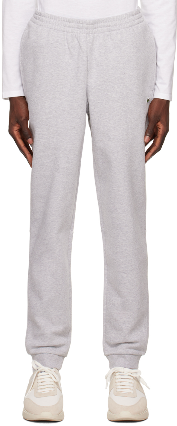 Lacoste: Gray Tapered Lounge Pants | SSENSE