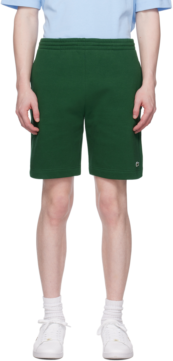 Lacoste: Green Patch Shorts | SSENSE
