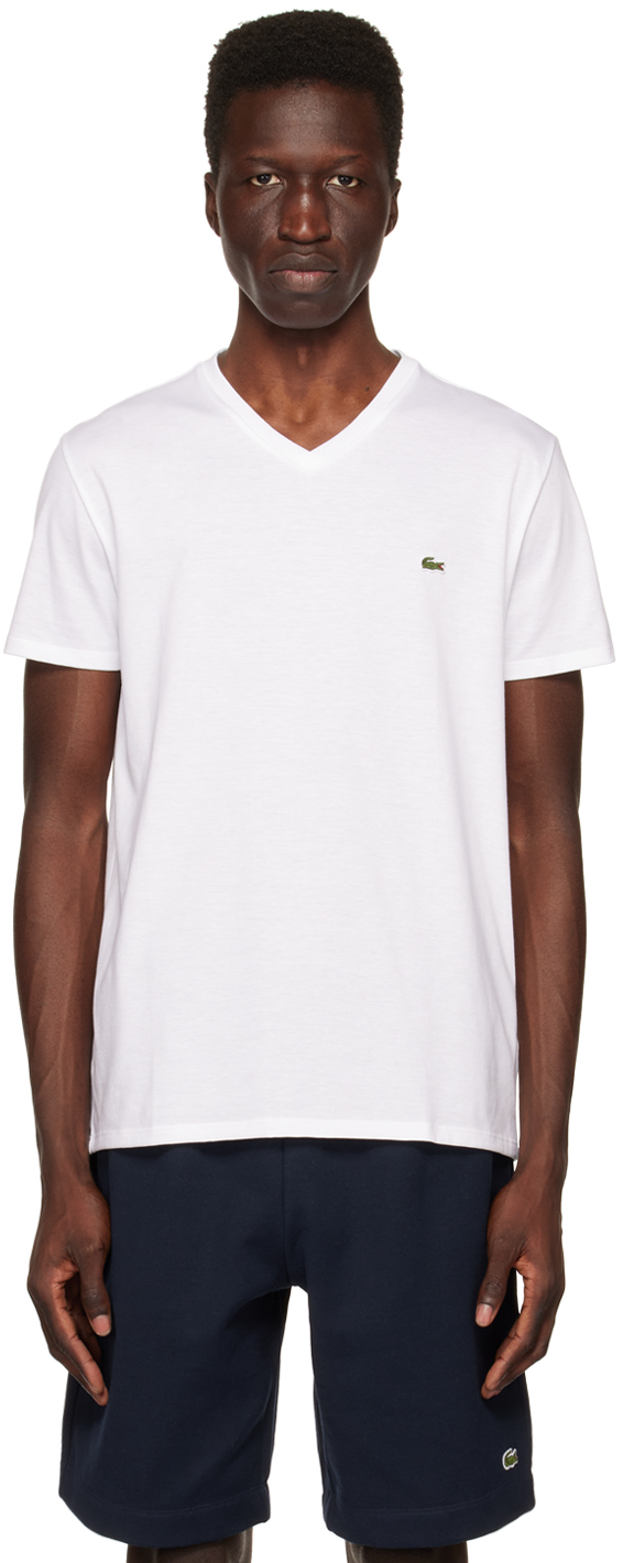 White V-Neck T-Shirt