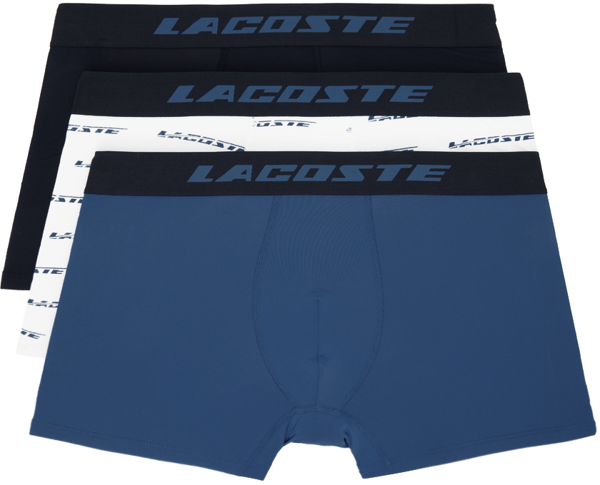 Lacoste Three-Pack Multicolor Motion Boxers