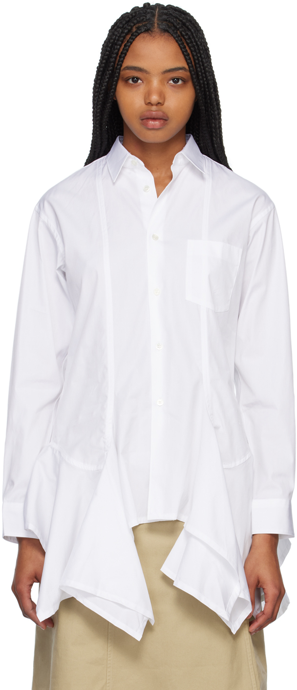 White Ruffled Shirt