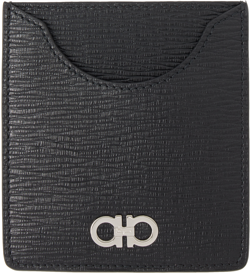 Ferragamo Women's The Gancini Credit Card Holder - Nero