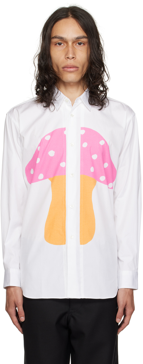 White Brett Westfall Edition Mushroom Shirt