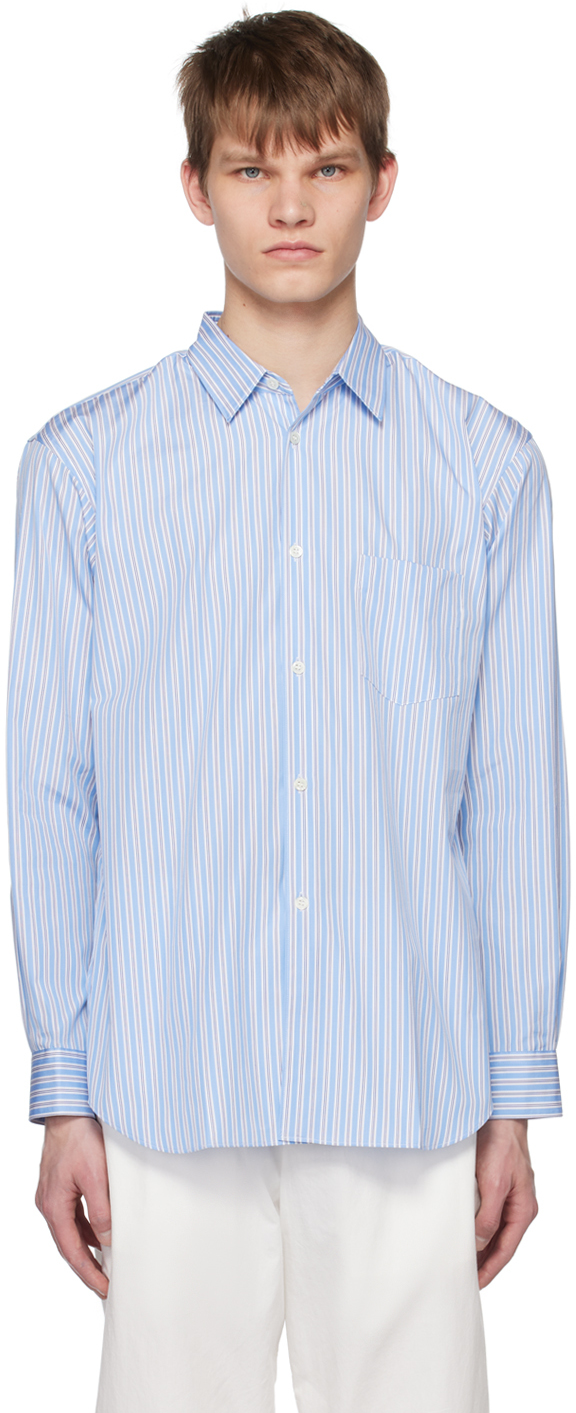 Blue & White Stripe Shirt