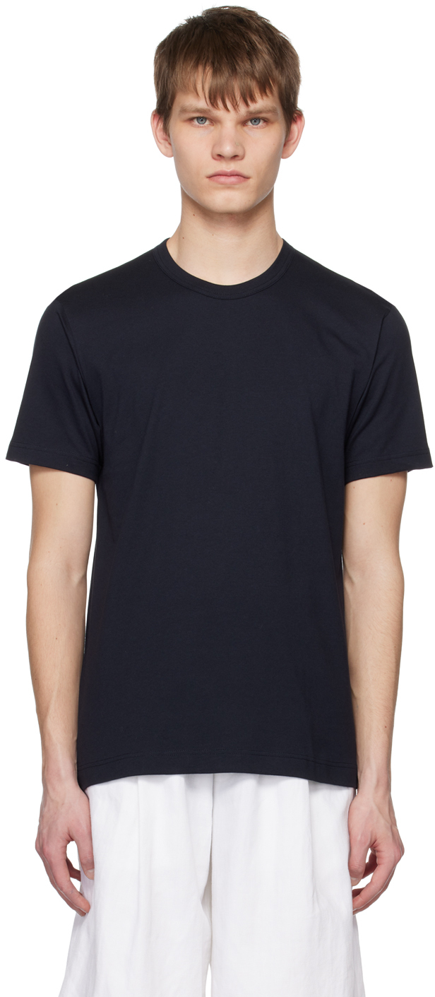 Navy Crewneck T-Shirt