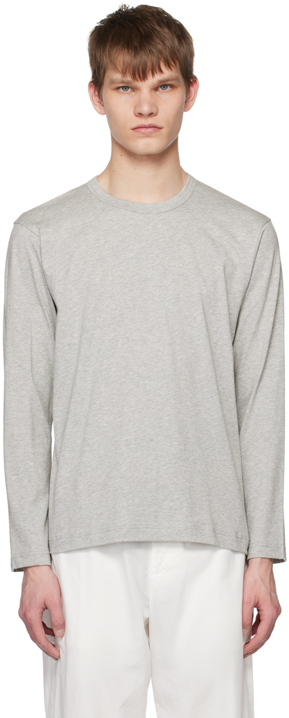 Black Crewneck Long Sleeve T-Shirt