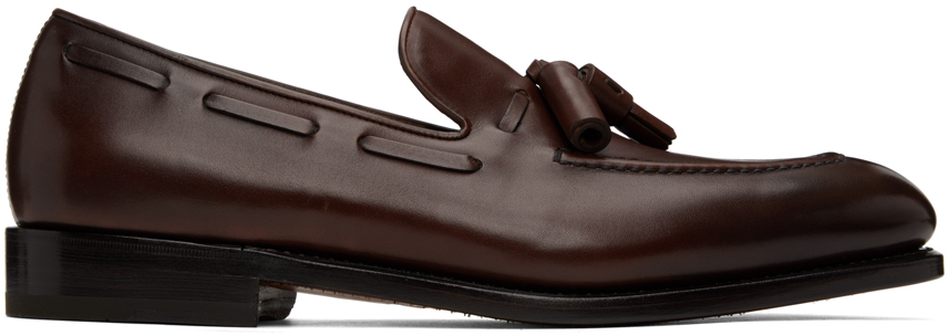 Ferragamo Brown Gesico Loafers In Cappuccino || New Bi