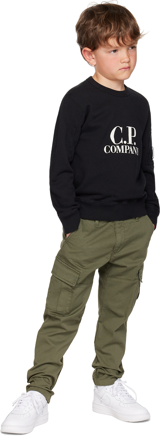C.p. Company Cargo Pants With Pockets And Lens With Internal Drawstring And America Pockets With Zip And Button C In 648 Bronze Green