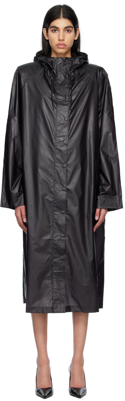 Wardrobe.nyc Black Rain Coat