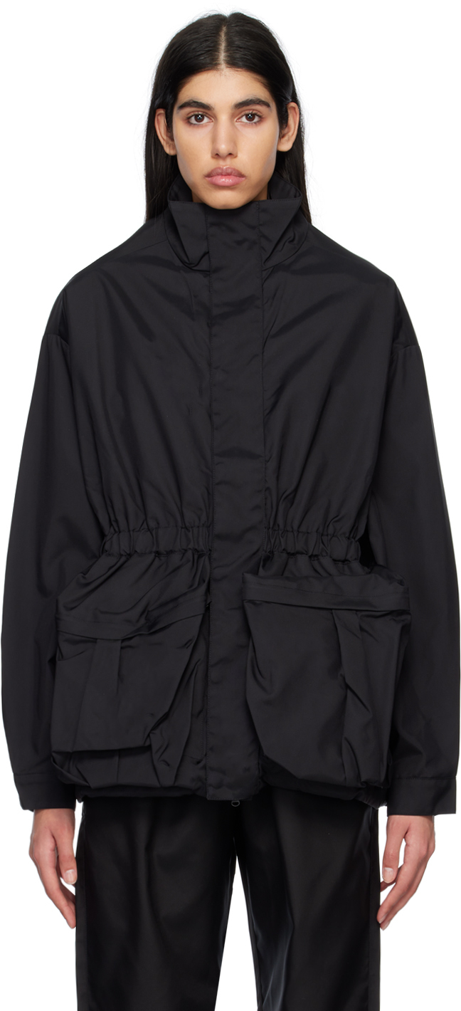Black Drawstring Jacket