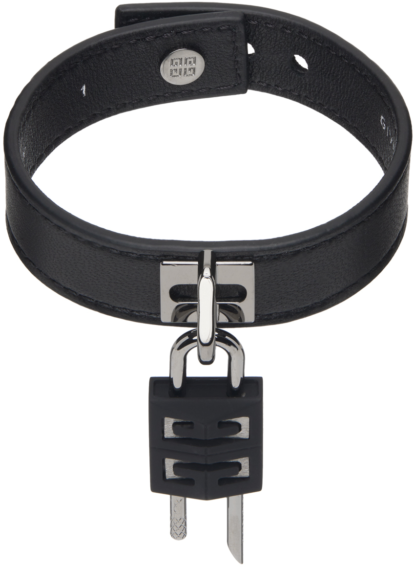 Givenchy Black Lock Bracelet