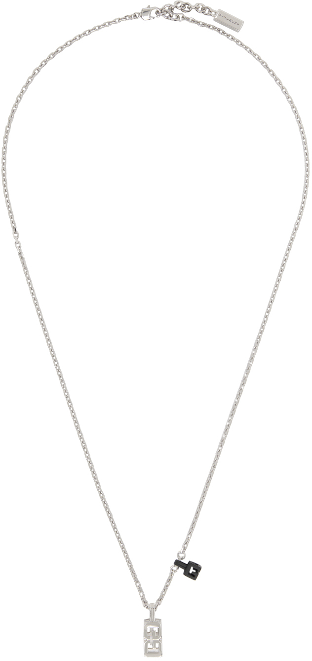 Gucci Men's Gucci Ghost Sterling Silver Pendant Necklace - Macy's