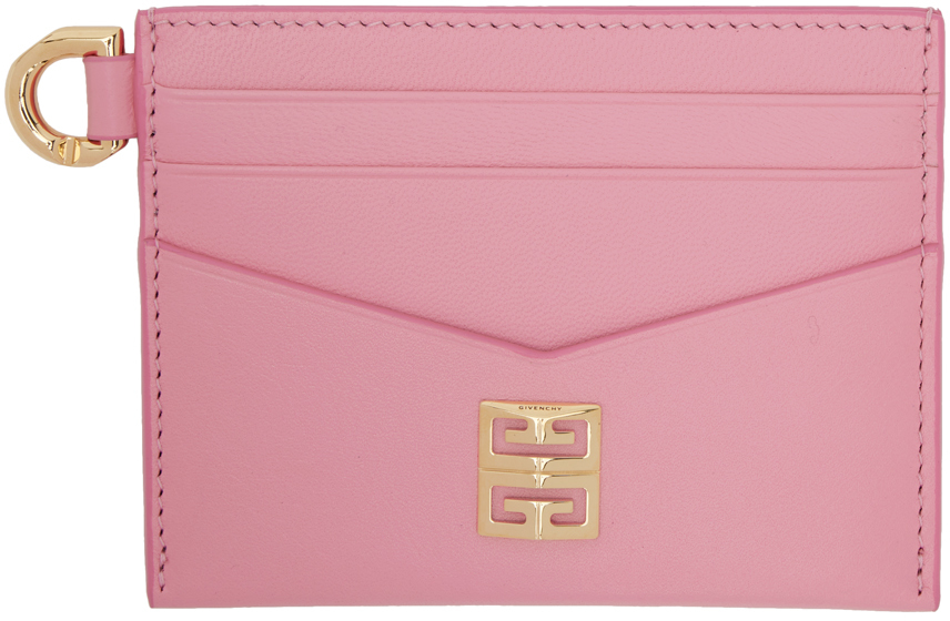 Givenchy Pink 4g Card Holder