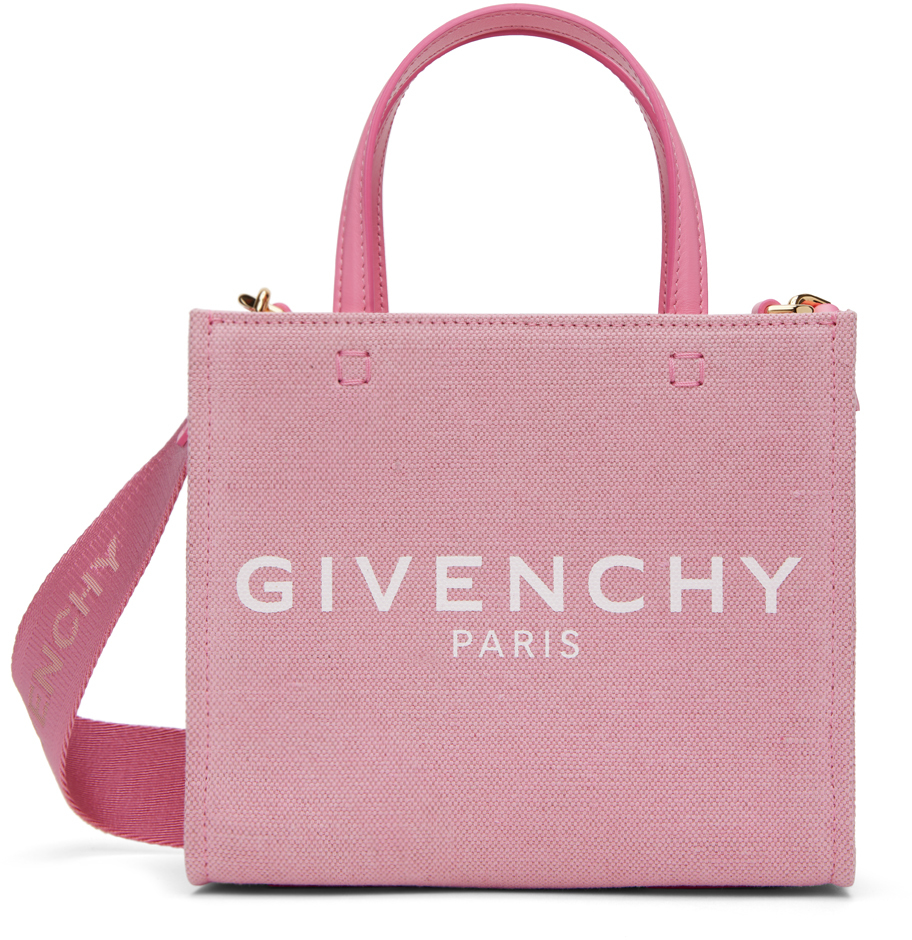 Givenchy: Pink Mini G Tote | SSENSE