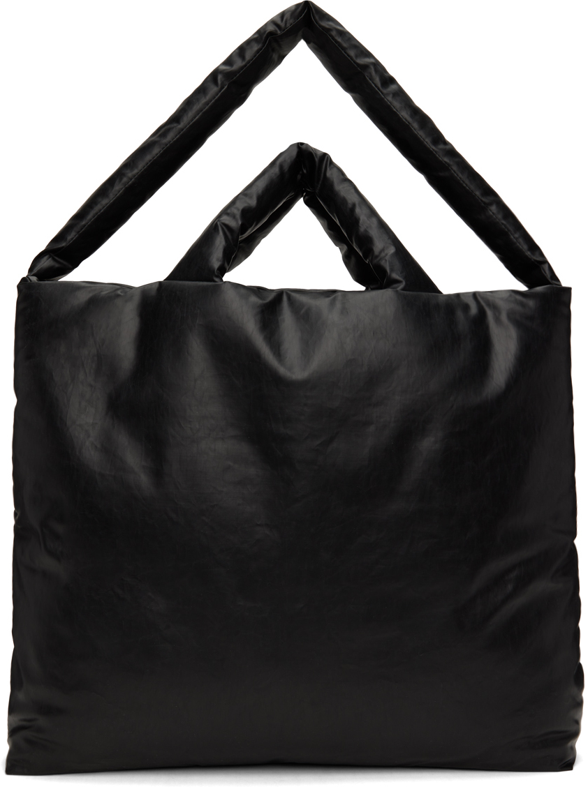 Kassl Editions Large Padded Tote Bag In Black